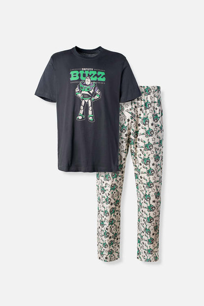  PIJAMA DE TOY STORY CON PANTALON LARGO PARA HOMBRE