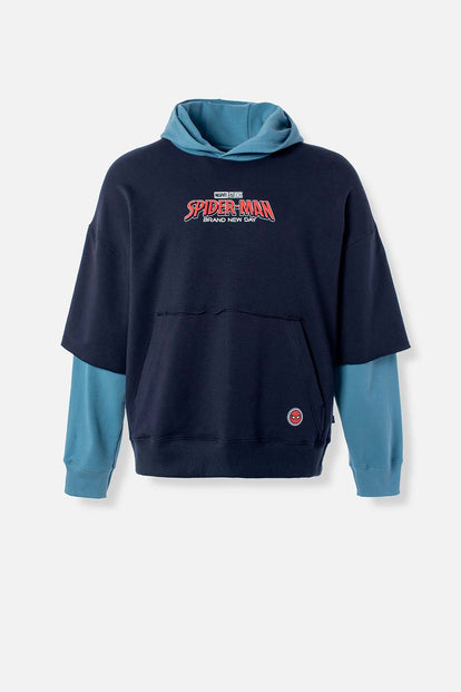  BUZO DE SPIDERMAN CON CAPUCHA PARA HOMBRE
