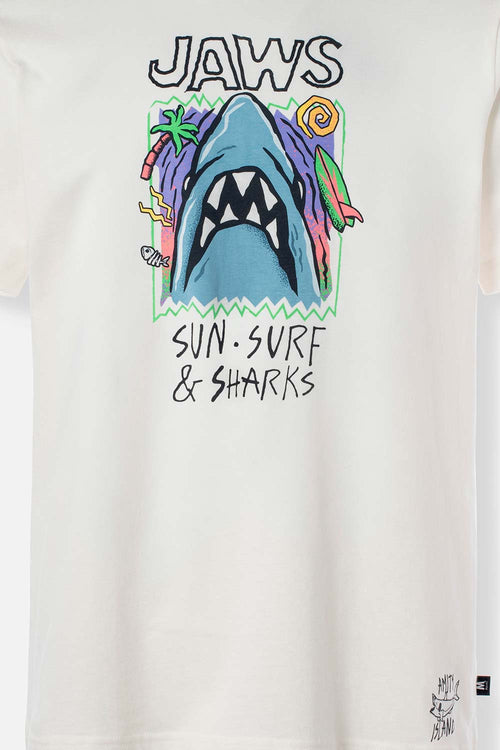 Card slide image -  CAMISETA DE JAWS RELAX FIT PARA HOMBRE