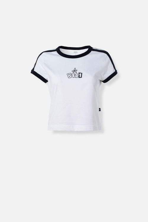 Card slide image -  CAMISETA DE BT21 CROP TOP FIT PARA MUJER