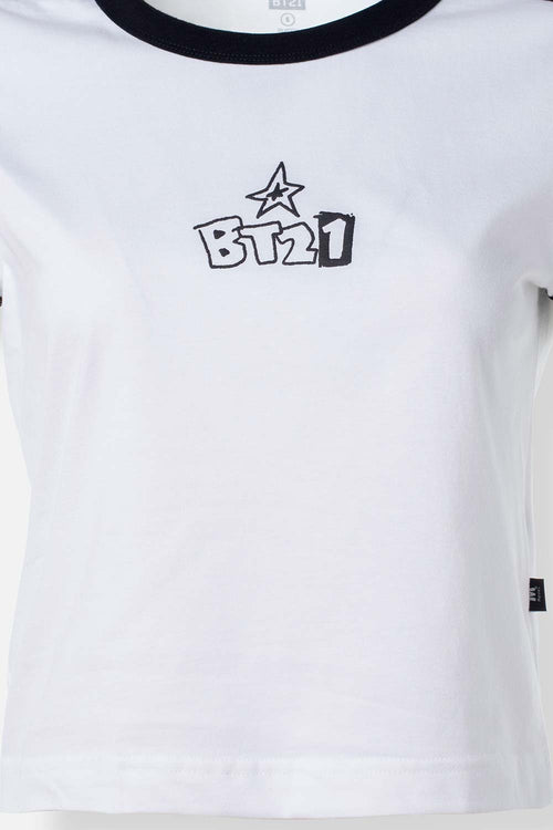 Card slide image -  CAMISETA DE BT21 CROP TOP FIT PARA MUJER