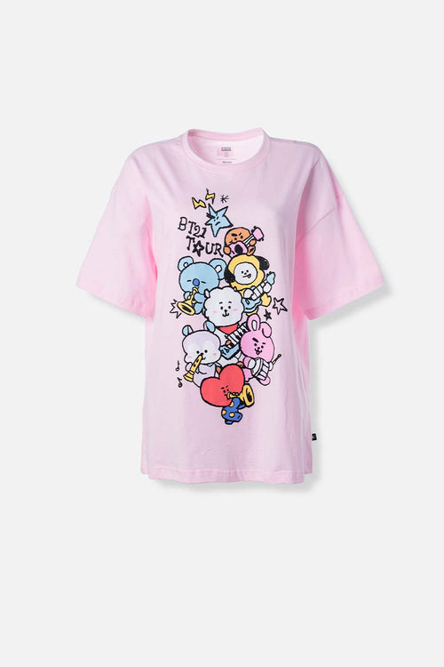 Card slide image -  CAMISETA DE BT21 OVERSIZED FIT PARA MUJER