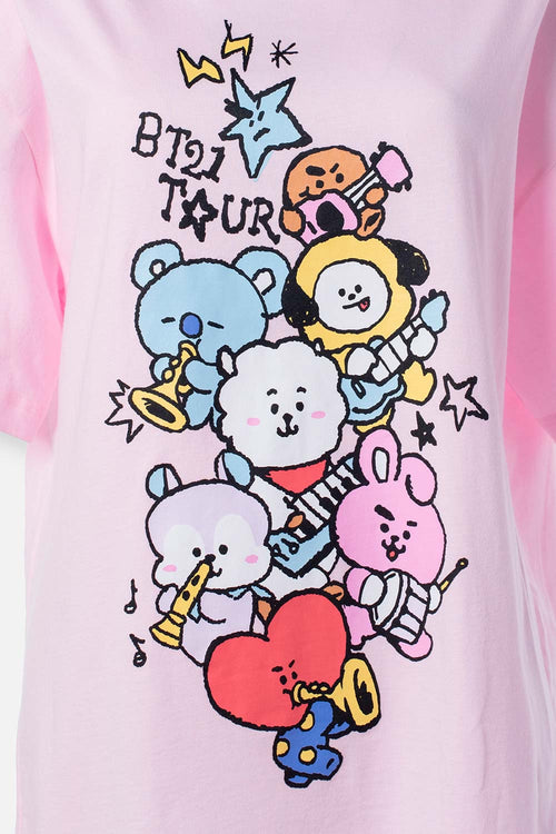 Card slide image -  CAMISETA DE BT21 OVERSIZED FIT PARA MUJER