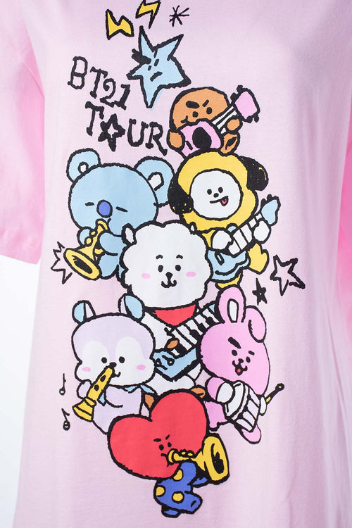 Card slide image -  CAMISETA DE BT21 OVERSIZED FIT PARA MUJER