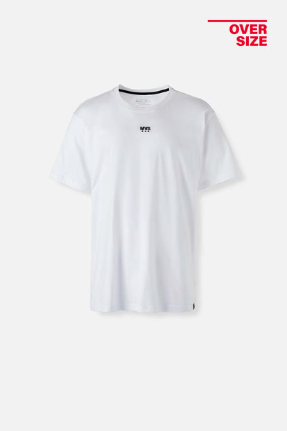  CAMISETA DE MOVIES BLANCA MANGA CORTA OVERSIZE GÉNERO NEUTRO
