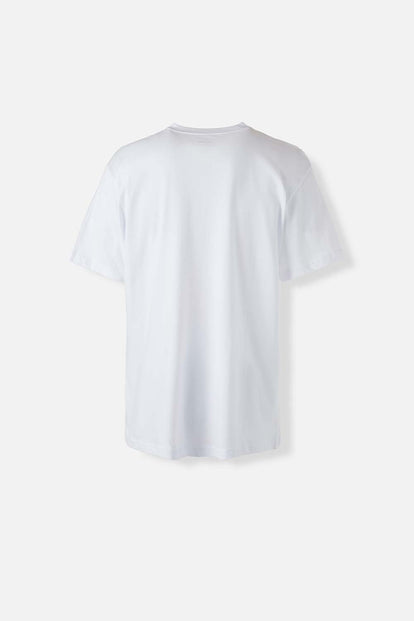  CAMISETA DE MOVIES BLANCA MANGA CORTA OVERSIZE GÉNERO NEUTRO