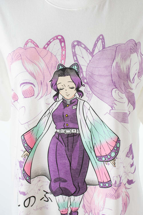 Card slide image -  CAMISETA DE DEMON SLAYER MARFIL MANGA CORTA PARA MUJER
