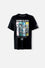 CAMISETA DE DEMON SLAYER NEGRA ESTAMPADA GÉNERO NEUTRO