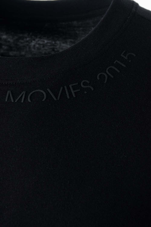Card slide image - CAMISETA DE MOVIES MANGA CORTA NEGRA GÉNERO NEUTRO