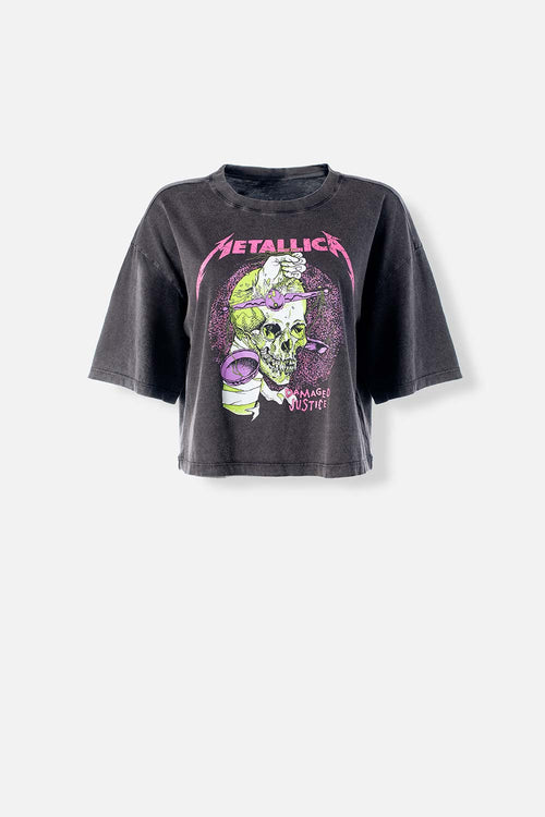 Card slide image -  CAMISETA DE METALLICA BOXY FIT PARA MUJER