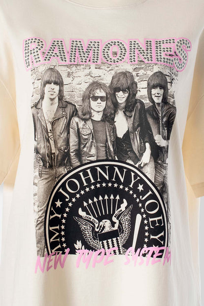  CAMISETA DE RAMONES REGULAR FIT PARA MUJER