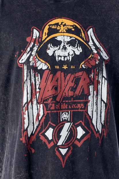  CAMISETA DE SLAYER REGULAR FIT PARA HOMBRE