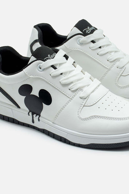  TENIS DE MICKEY MOUSE BLANCOS PARA MUJER