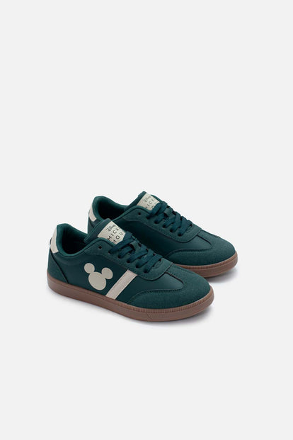  TENIS DE MICKEY MOUSE VERDE PARA MUJER